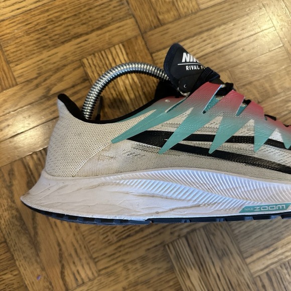 Nike Zoom Running Shoes Womens Size 8 Rival Fly Pale Ivory‎ CD7287-101 Athletic - Picture 12 of 16